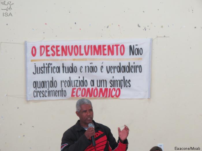 Antonio Carlos, do Quilombo João Surá, relata os passivos da mineração no Paraná